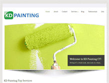 Tablet Screenshot of kdpaintingct.com